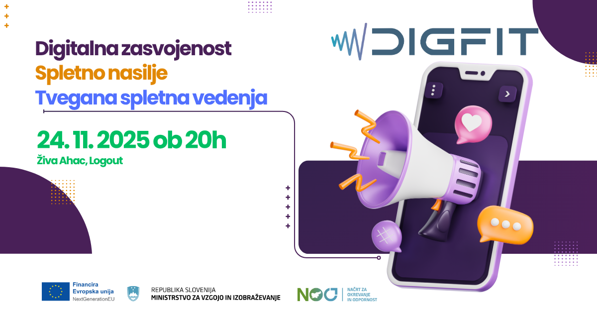 Vabilo na spletno predavanje za starše in dijake Vabilo na spletno predavanje za starše in dijake