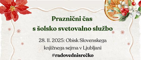 Praznični čas s šolsko svetovalno službo