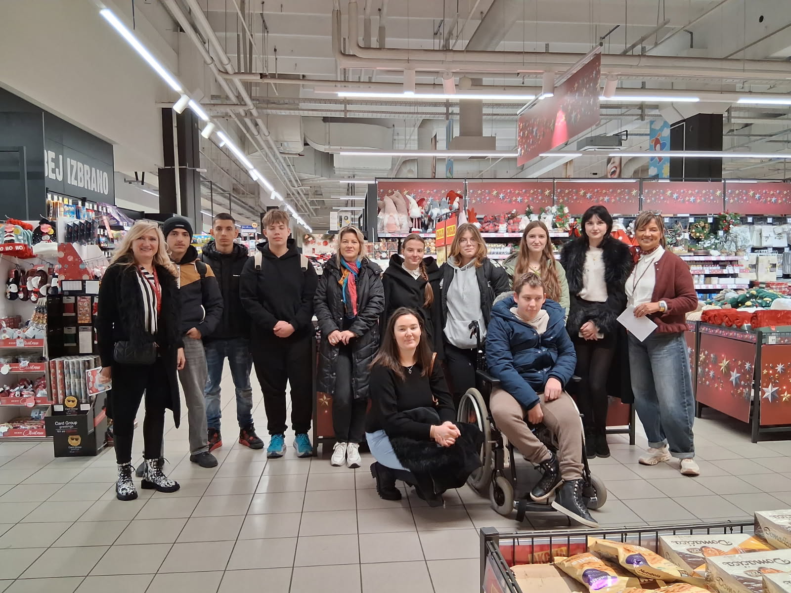 Strokovna ekskurzija v trgovino Hipermarket Slovenj Gradec