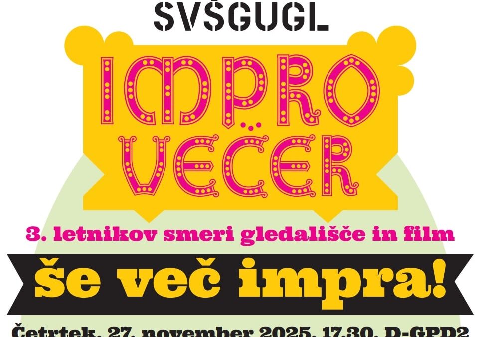 Impro večer 3. F, 3. G in 3. I