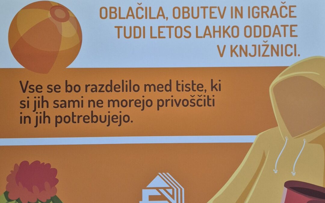 Zbiranje rabljenih oblačil, obutve in igrač