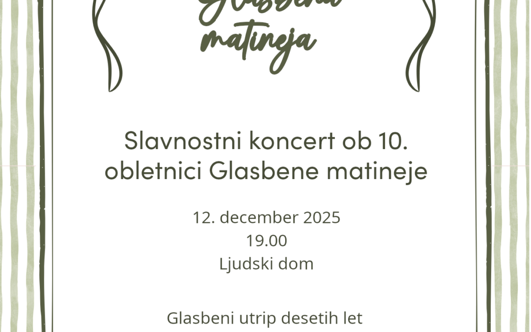 10 let glasbene matineje