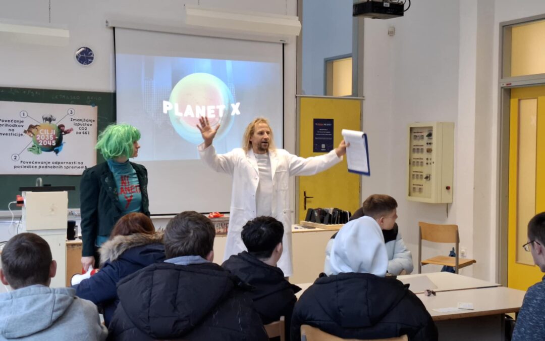 PLANET X: Interaktivna gledališka igra o podnebnih spremembah