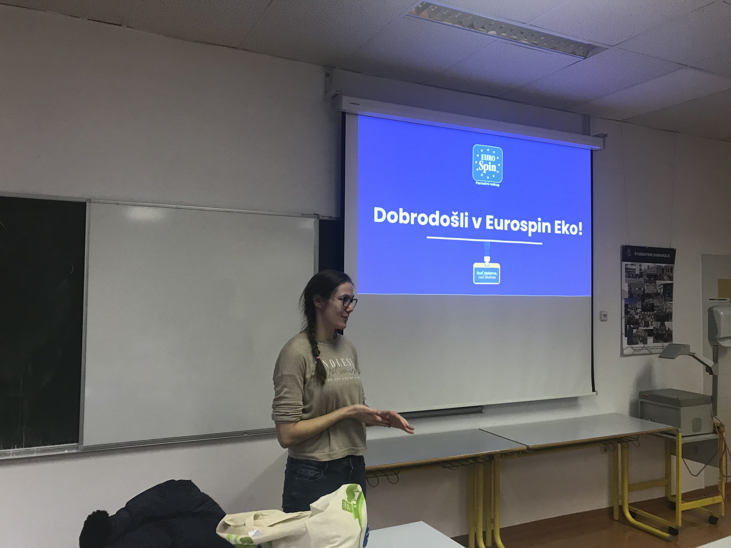 Eurospin Eko predstavil karierne priložnosti našim študentom 2. letnika Eurospin Eko predstavil karierne priložnosti našim študentom 2. letnika