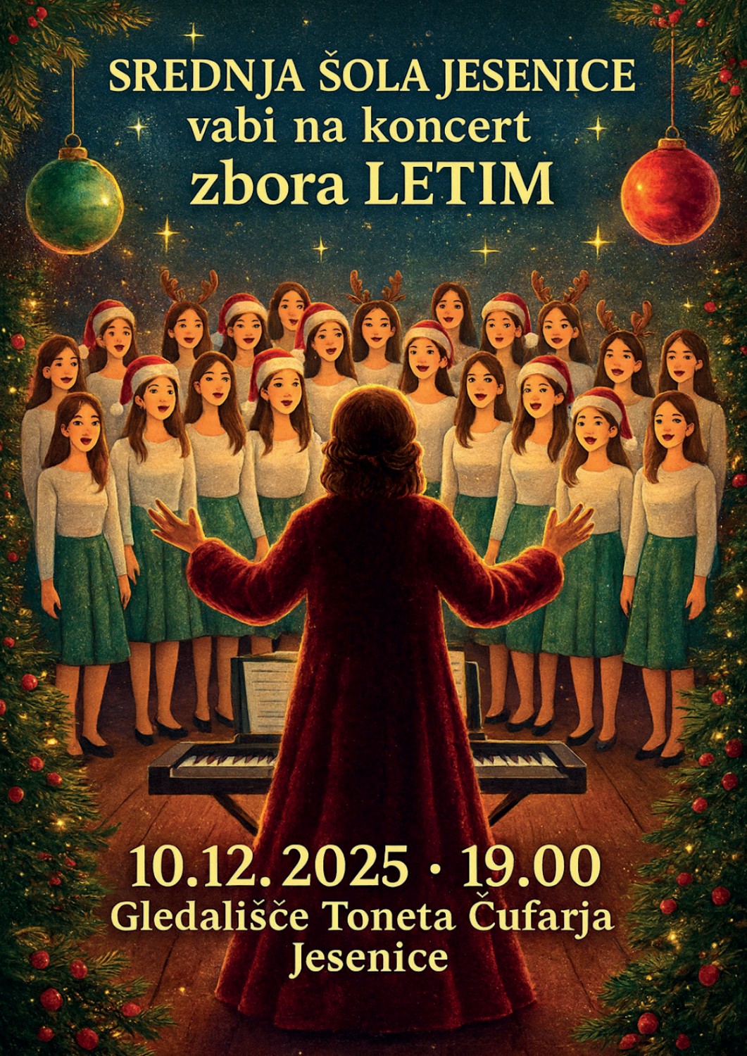 Božično-novoletni koncert Srednje šole Jesenice Božično-novoletni koncert Srednje šole Jesenice