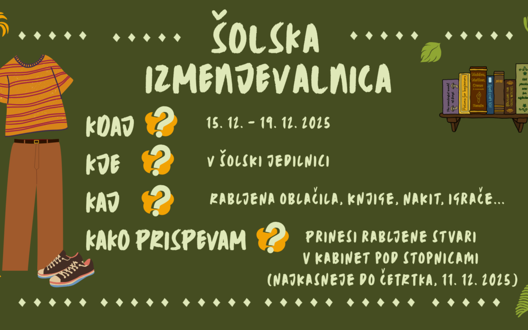 Šolska izmenjevalnica oblačil in predmetov
