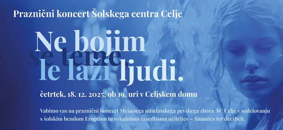 Praznični koncert Šolskega centra Celje