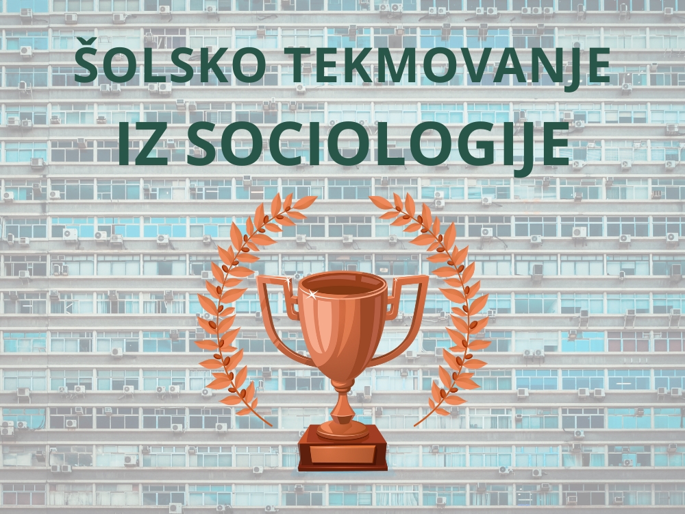 Rezultati šolskega tekmovanja iz znanja sociologije