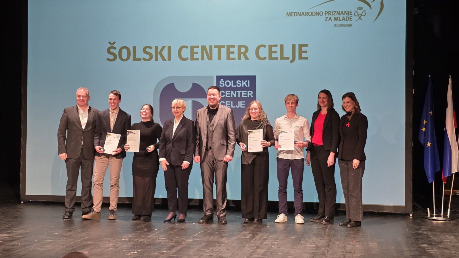 Prva generacija prejemnikov zlatih priznanj MEPI na Šolskem centru Celje Prva generacija prejemnikov zlatih priznanj MEPI na Šolskem centru Celje