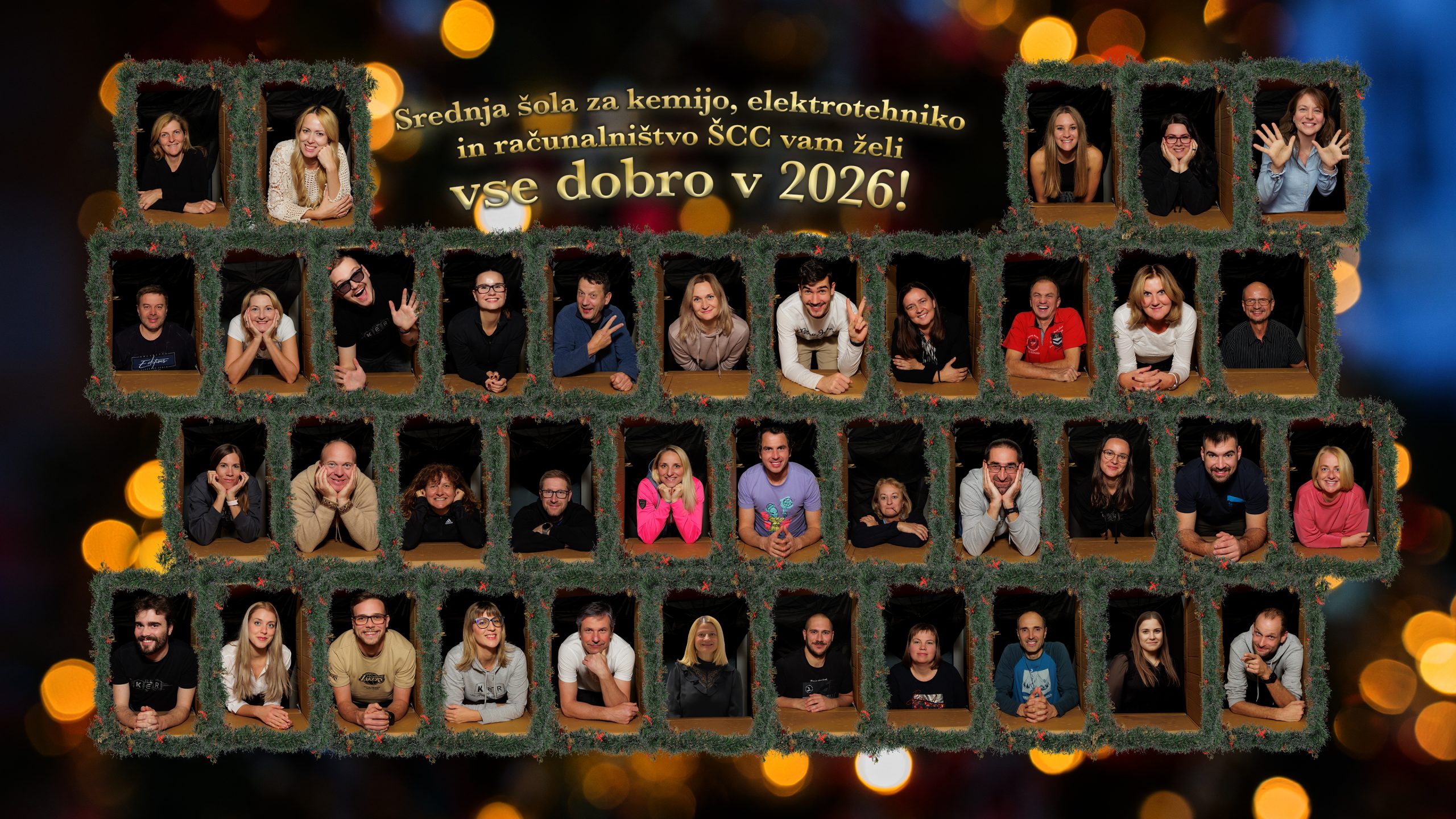 Voščilo učiteljskega zbora SŠ KER