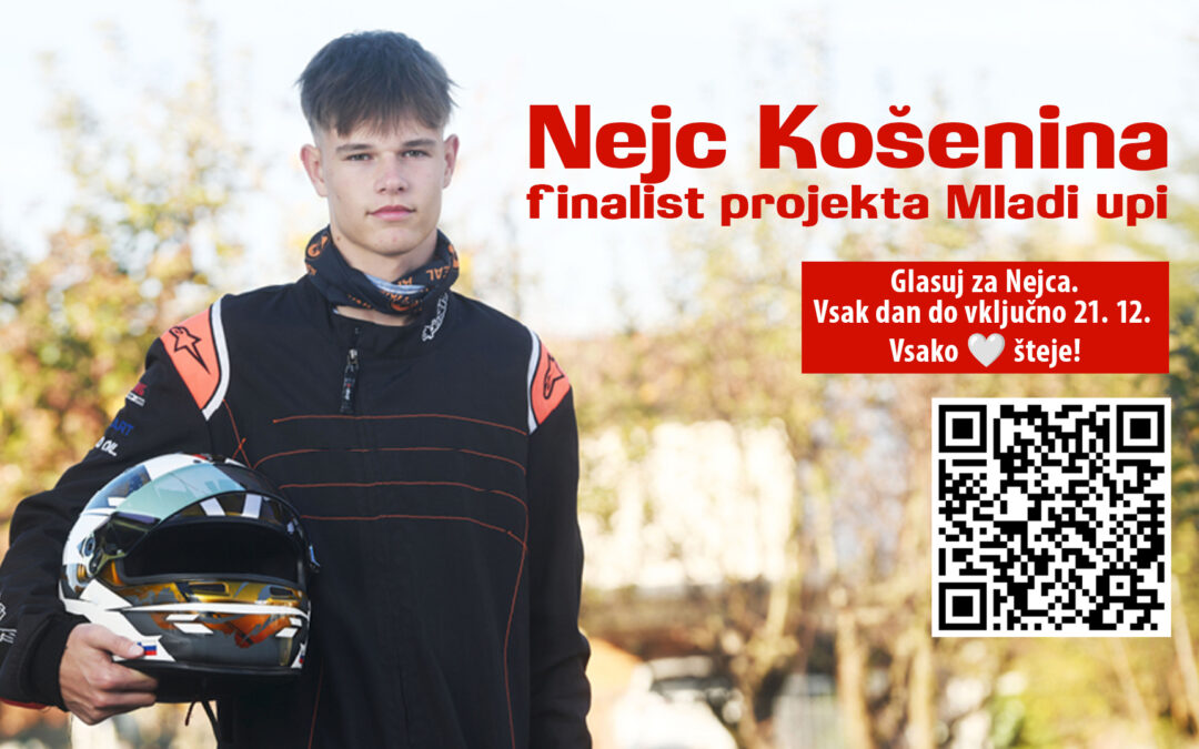 Nejc Košenina, finalist projekta Mladi upi