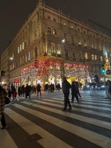 Praznično okrašen Dunaj