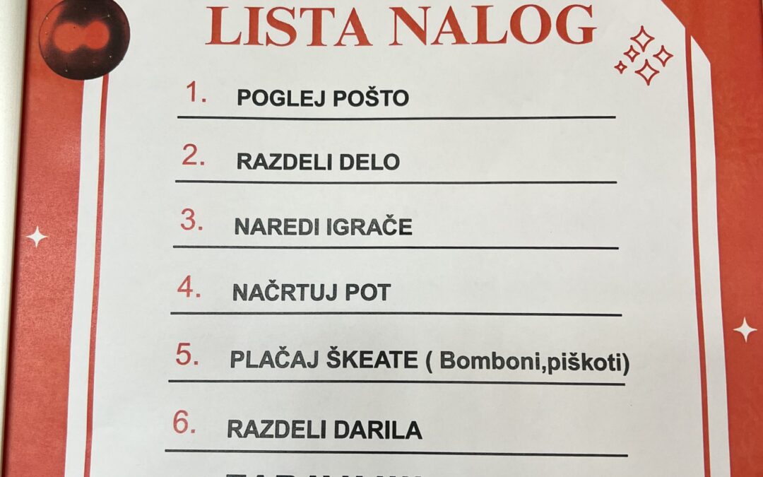 Učilnice na SŠSB so zaživele v prazničnem vzdušju božične delavnice