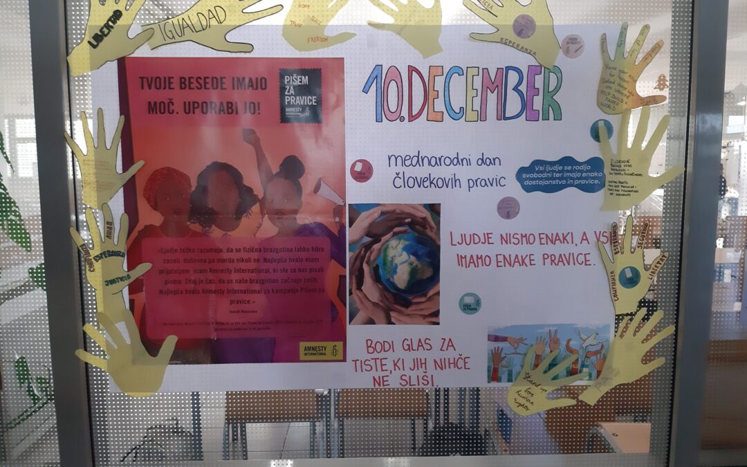 Projekt pišem za pravice z Amnesty International