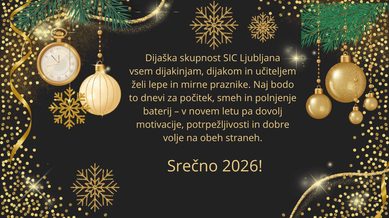 Voščilo dijaške skupnosti Voščilo dijaške skupnosti
