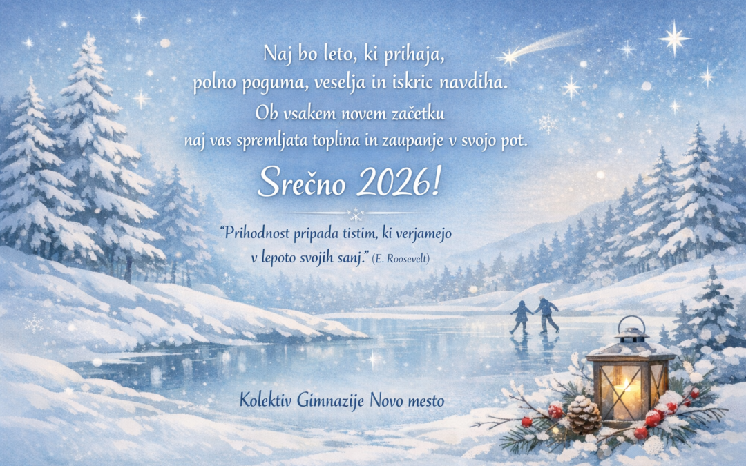 Gimnazijska voščilnica 2026