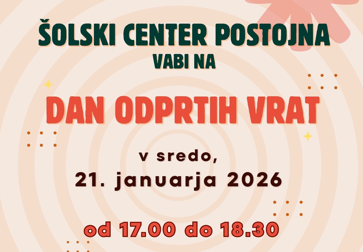 Dan odprtih vrat naše šole Dan odprtih vrat naše šole