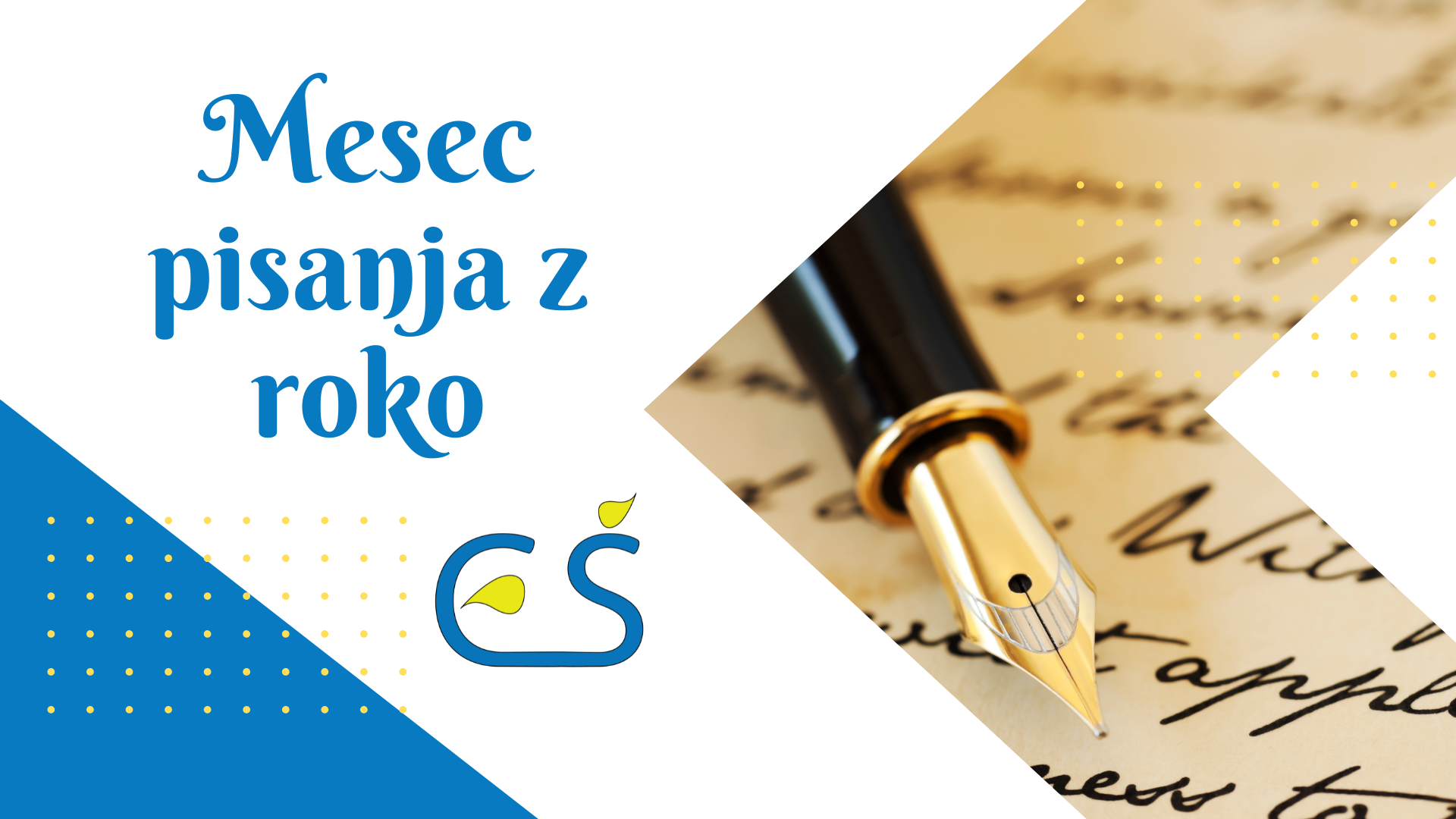 Mesec pisanja z roko Mesec pisanja z roko