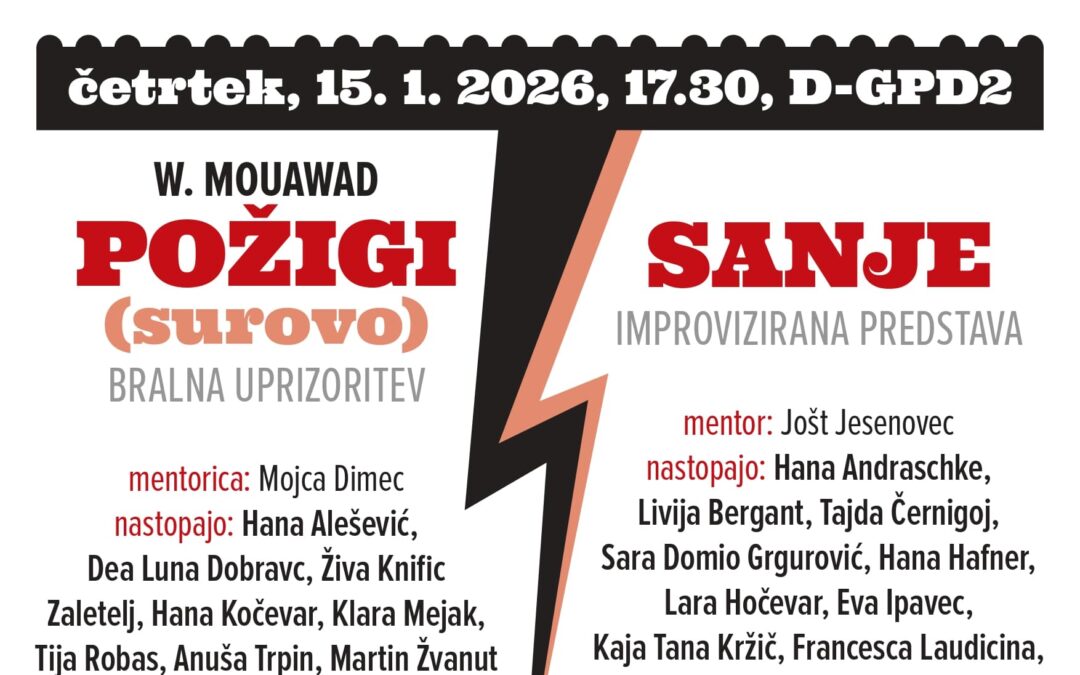 Impro večer: Požigi in Sanje