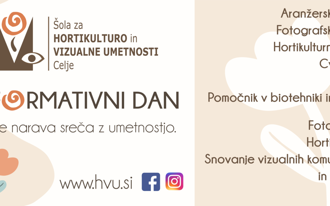 Vabimo na informativna dneva