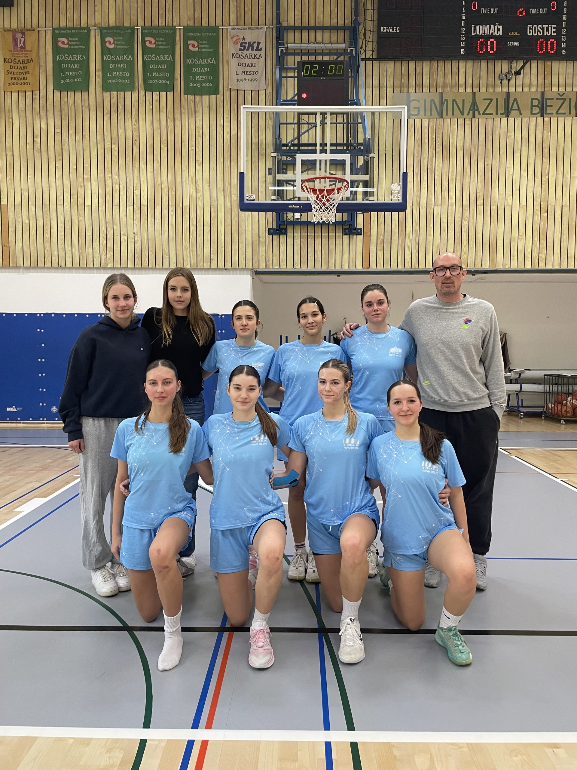 2. mesto v četrtfinalu za košarkarice