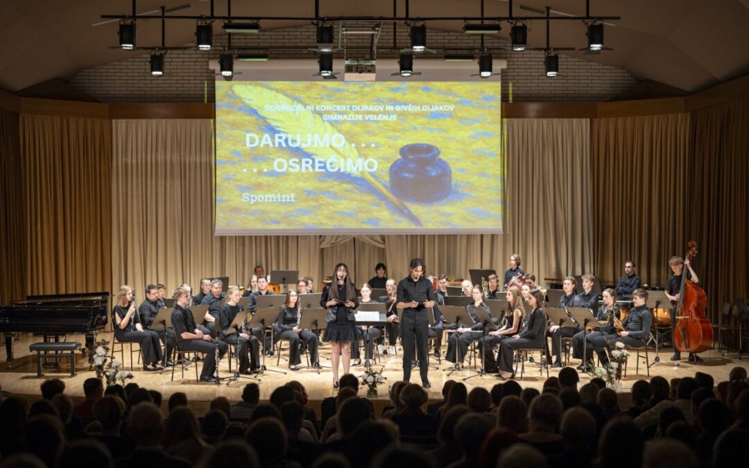 Dobrodelni koncert Gimnazije ŠC Velenje                           DARUJMO … OSREČIMO ….