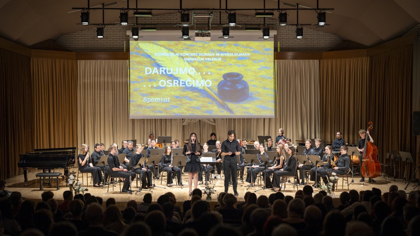 Dobrodelni koncert Gimnazije ŠC Velenje DARUJMO … OSREČIMO ….