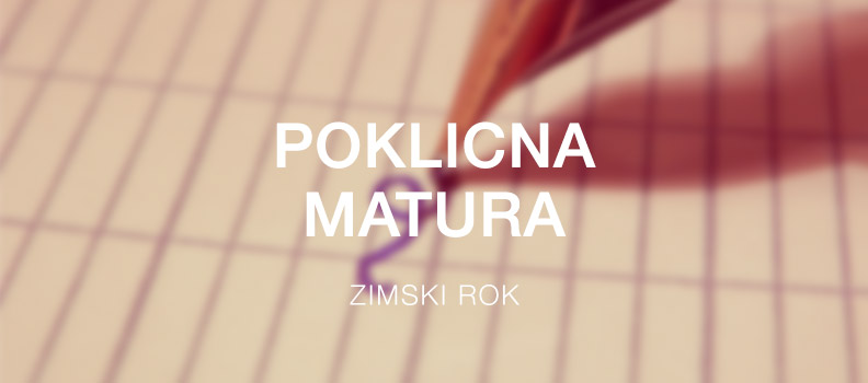 Poklicna matura – razpored ustnih izpitov