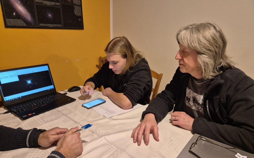 Mladi raziskovalci in mentorji v svetu vrhunske astronomije