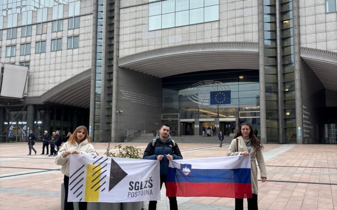 Naši dijaki na konferenci o migracijah v Bruslju