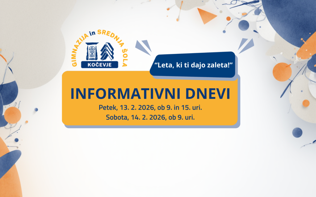 Na GSŠK po leta, ki  ti dajo zaleta