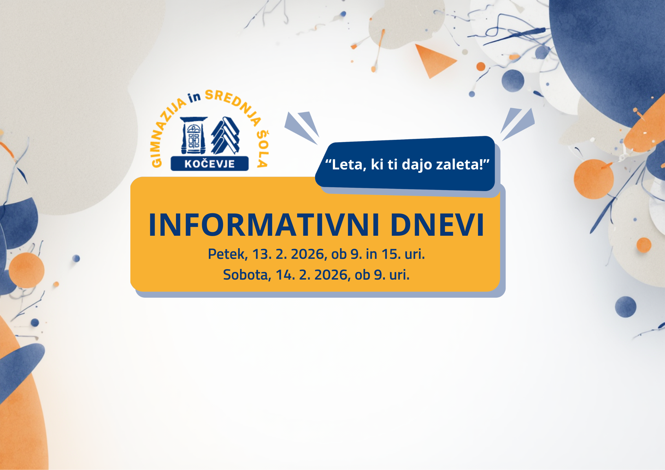 Na GSŠK po leta, ki  ti dajo zaleta
