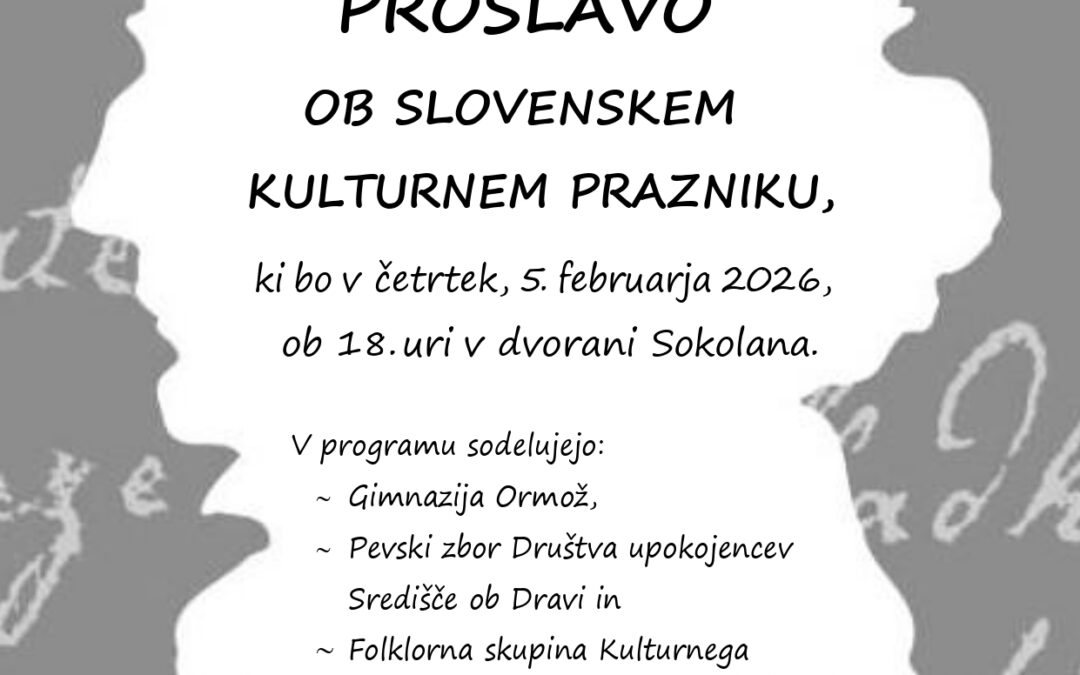 Proslava ob kulturnem prazniku