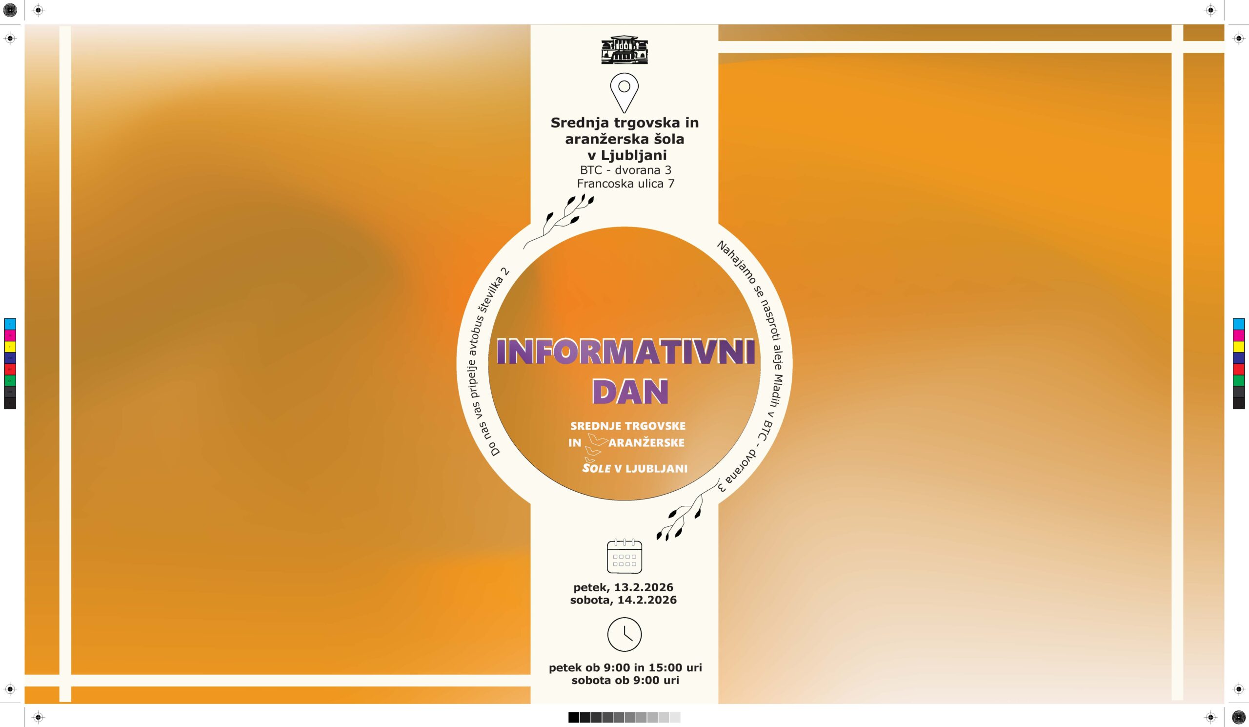 Informativna dneva 13. in 14. 2. 2026 Informativna dneva 13. in 14. 2. 2026