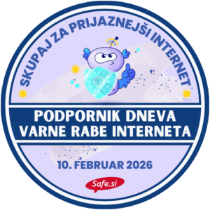 Ikona za podpornika dneva varne rabe interneta.