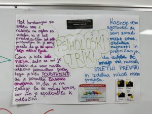 Podatki o psiholoških trikih.