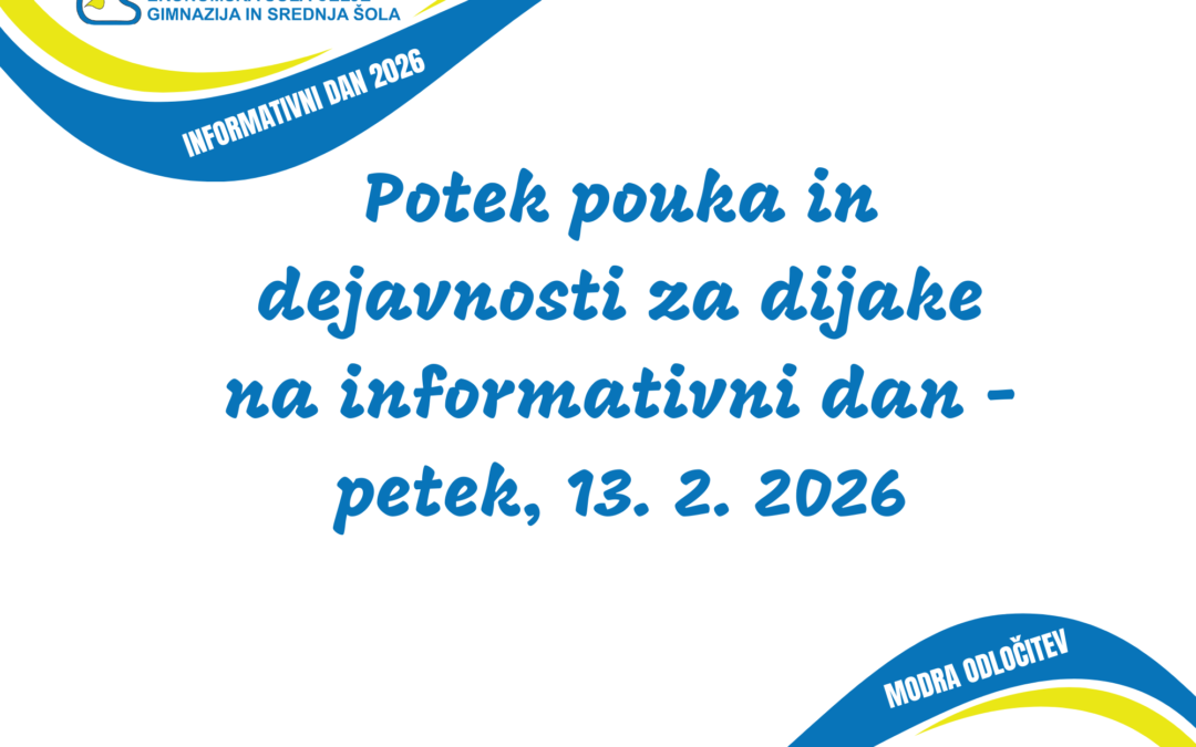 Potek prilagojenega pouka in dejavnosti 13. 2. 2026