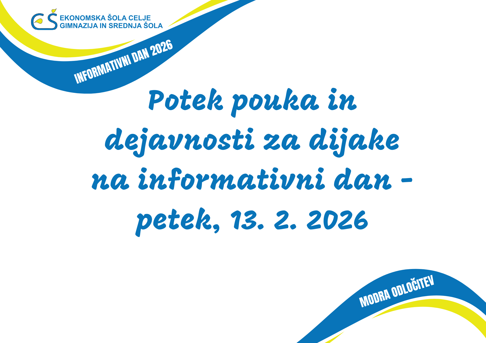 Potek prilagojenega pouka in dejavnosti 13. 2. 2026 Potek prilagojenega pouka in dejavnosti 13. 2. 2026