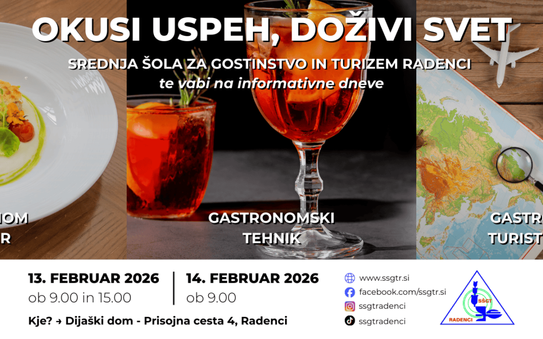 Informativni dan 2026: Okusi uspeh, doživi svet!