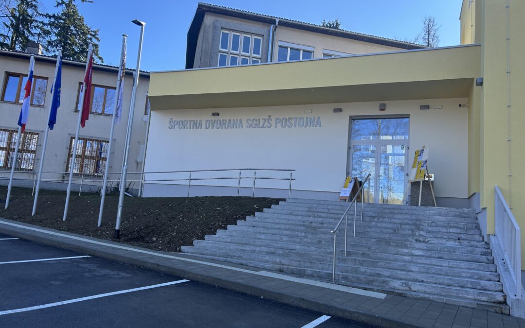 Nova športna dvorana SGLZŠ Postojna
