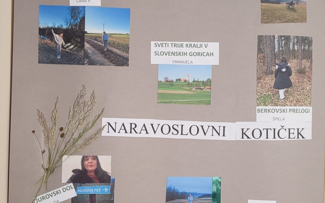 Skriti kotički mojega kraja – naravoslovni kotiček