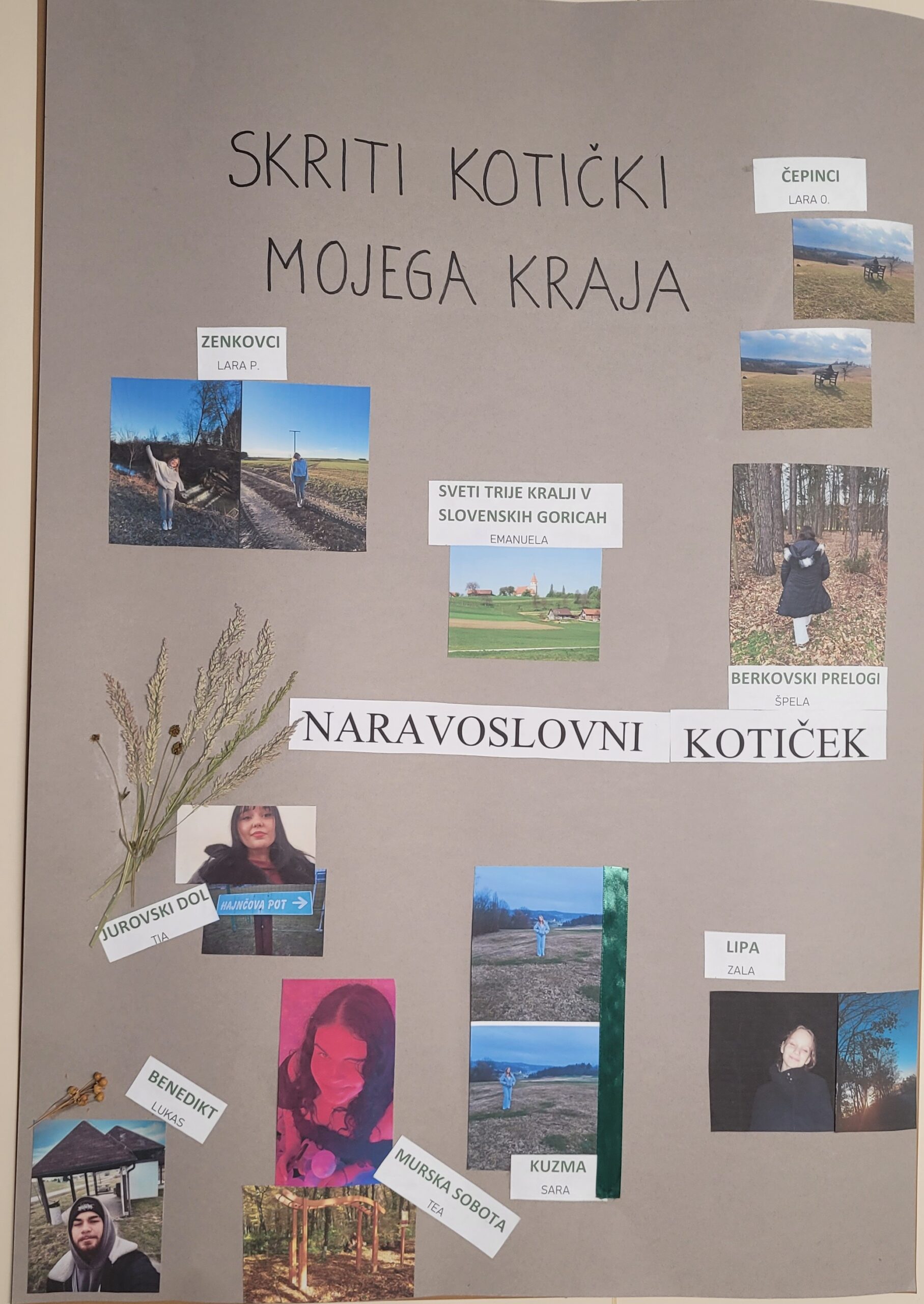 Skriti kotički mojega kraja – naravoslovni kotiček Skriti kotički mojega kraja – naravoslovni kotiček