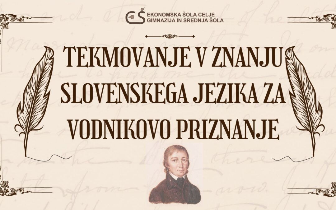 Tekmovanje v znanju slovenskega jezika za Vodnikovo priznanje