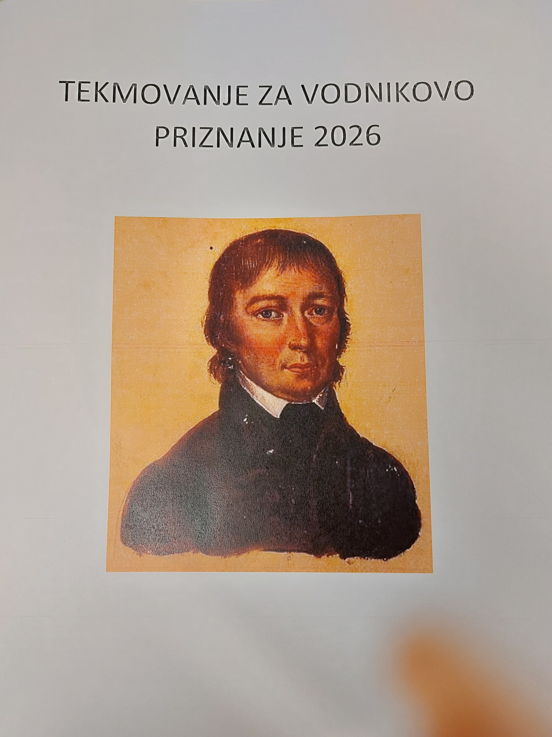 Tekmovanje za Vodnikovo priznanje