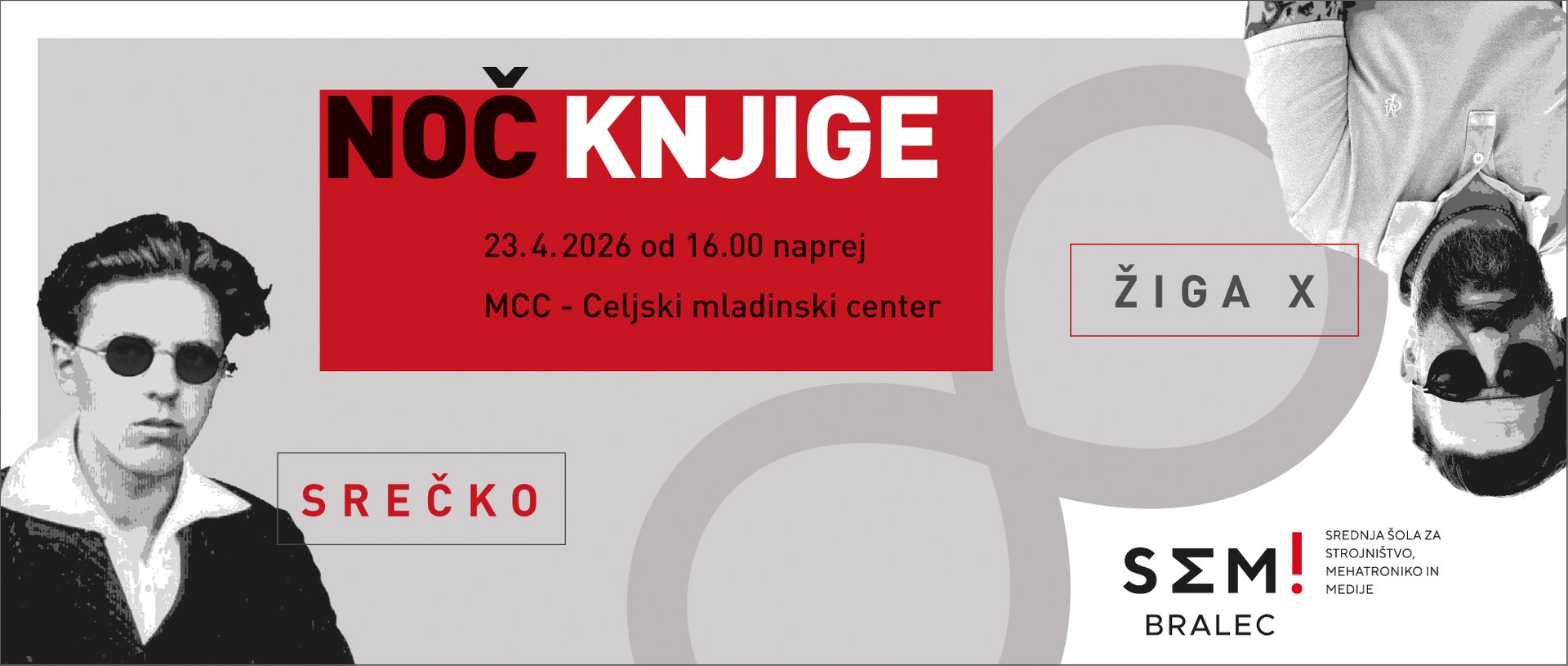 Vabilo Noč knjige 2026