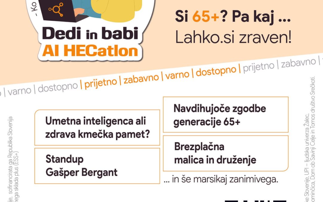 »Dedi in babi AI HECatlon – Ko učenje postane zabava«