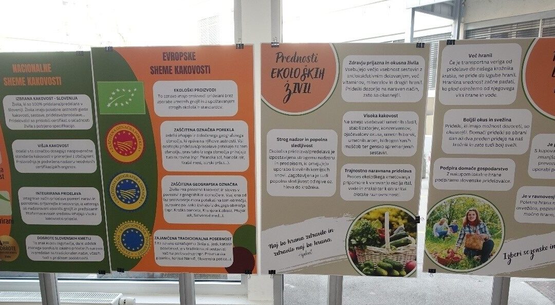 Lokalna in ekološka živila ter sheme kakovosti