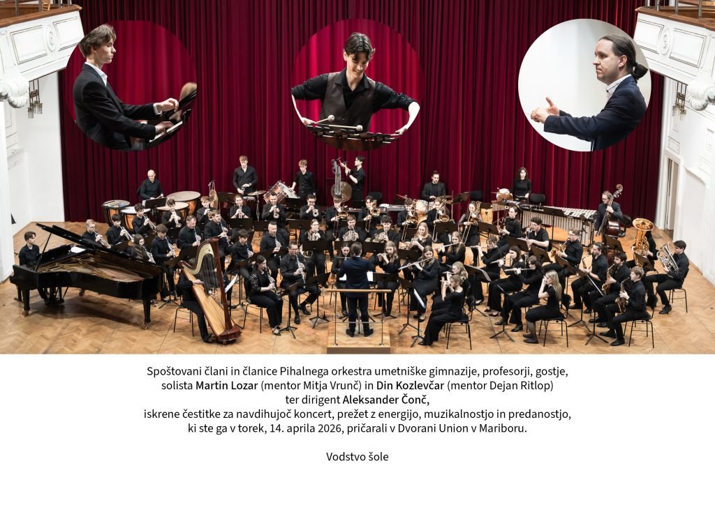 Čestitka za koncert Pihalnega orkestra UMG Čestitka za koncert Pihalnega orkestra UMG