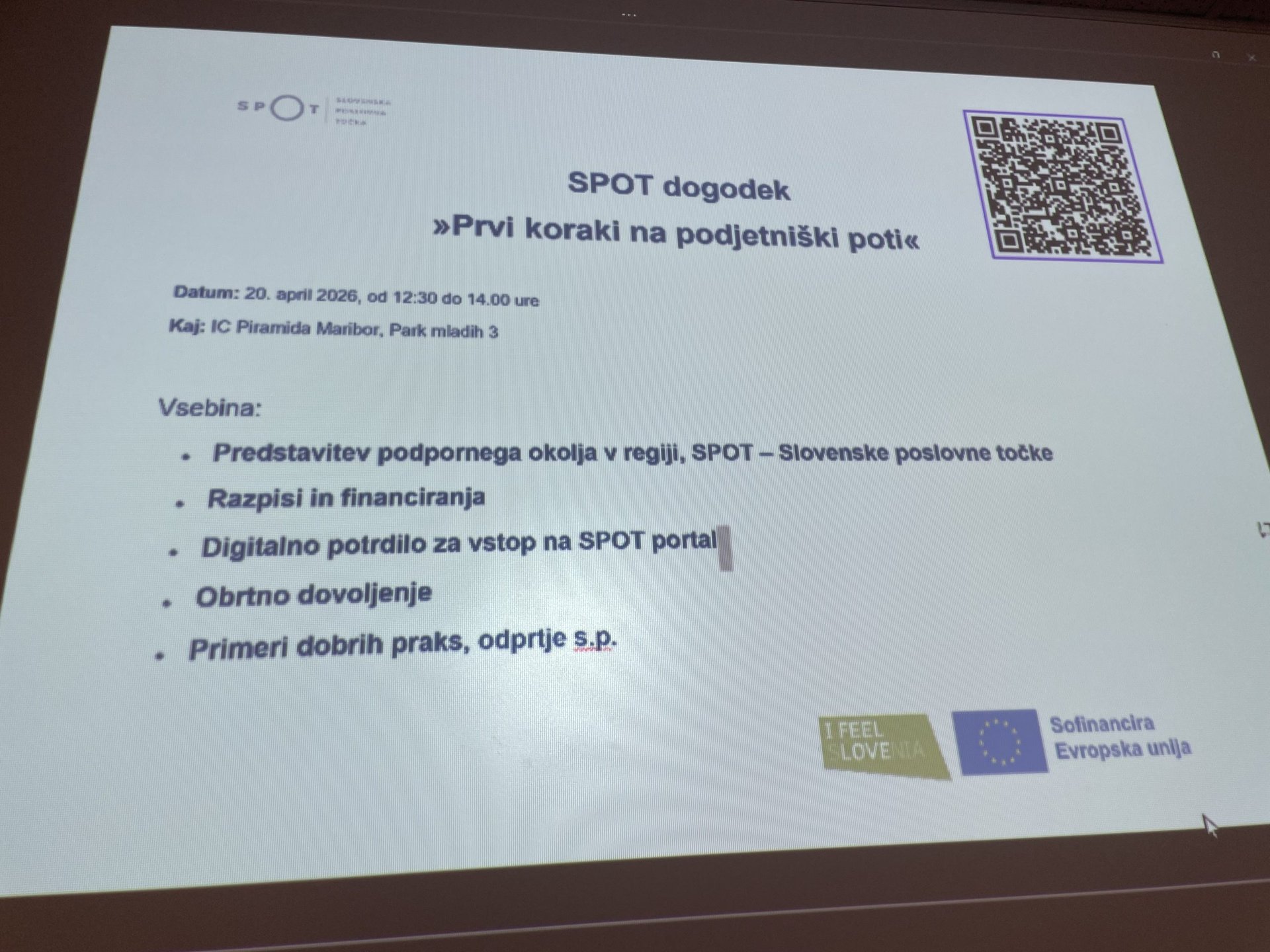 Obisk strokovnjakinje iz SPOT točke