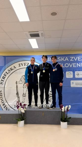 Uspeh dijaka Florjana Klemenčiča na državnem prvenstvu v strelstvu